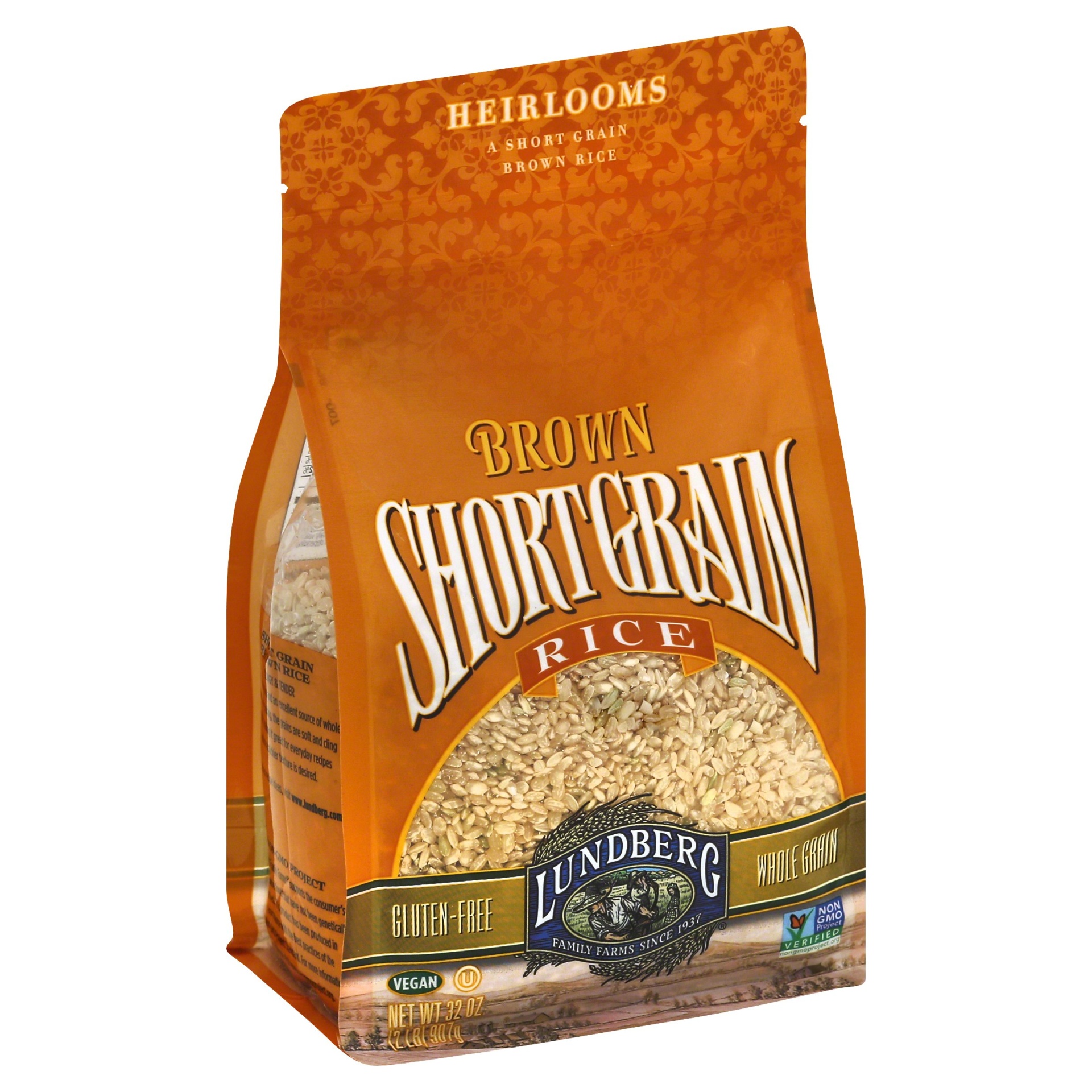 slide 1 of 8, Lundberg Brown Short Grain Rice, 32 oz