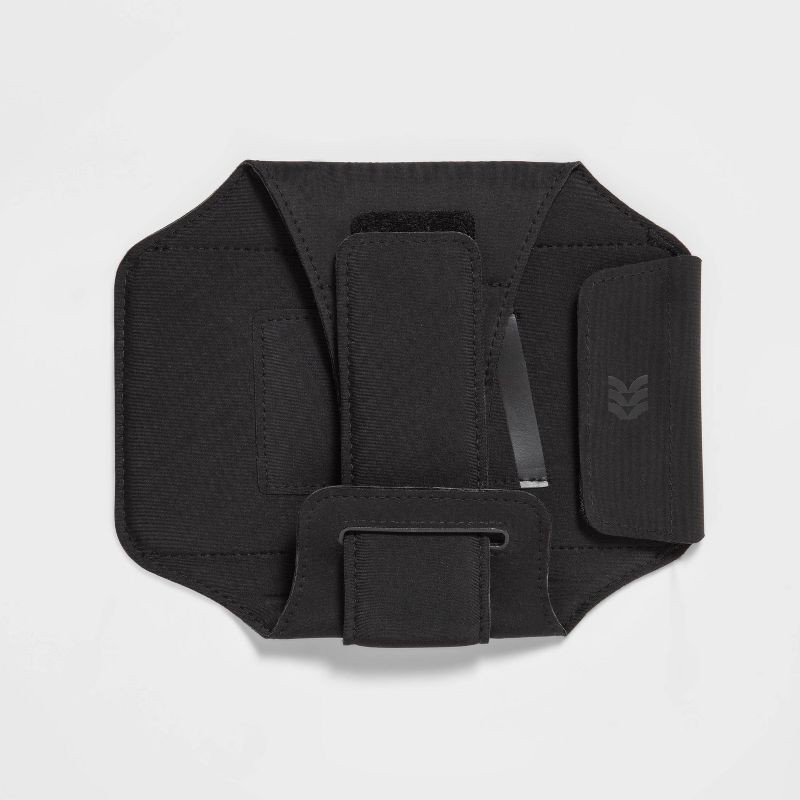 slide 2 of 4, Phone Armband (fits up to 6.1" Phone) Black - All In Motion™: Adjustable Strap, Moisture-Wicking, 1 ct