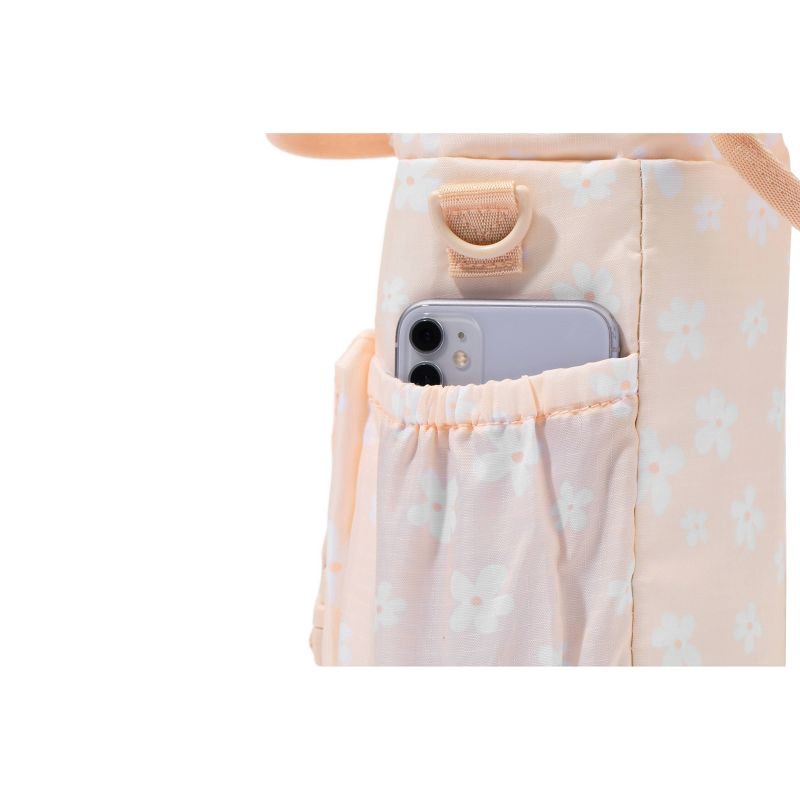 slide 3 of 7, Blogilates Water Bottle Sling - Peach: Polyethylene & Polyester Drinkware Accessory, 1 ct