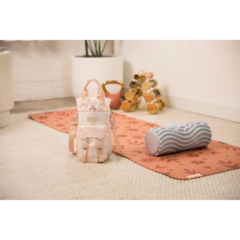 slide 7 of 7, Blogilates Water Bottle Sling - Peach: Polyethylene & Polyester Drinkware Accessory, 1 ct