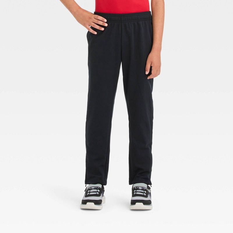 Boys' Track Joggers - All in Motion Black XS 1 ct