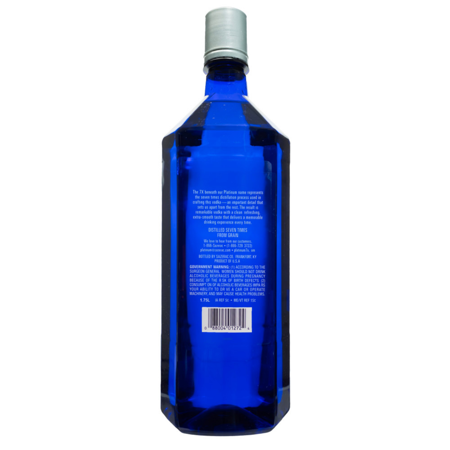 slide 2 of 6, Platinum 7X Seven Times Distilled Extra Smooth Vodka, 1.75l 80 Proof, 1.75 liter