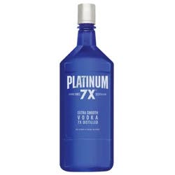 Platinum 7X Seven Times Distilled Extra Smooth Vodka, 1.75l 80 Proof