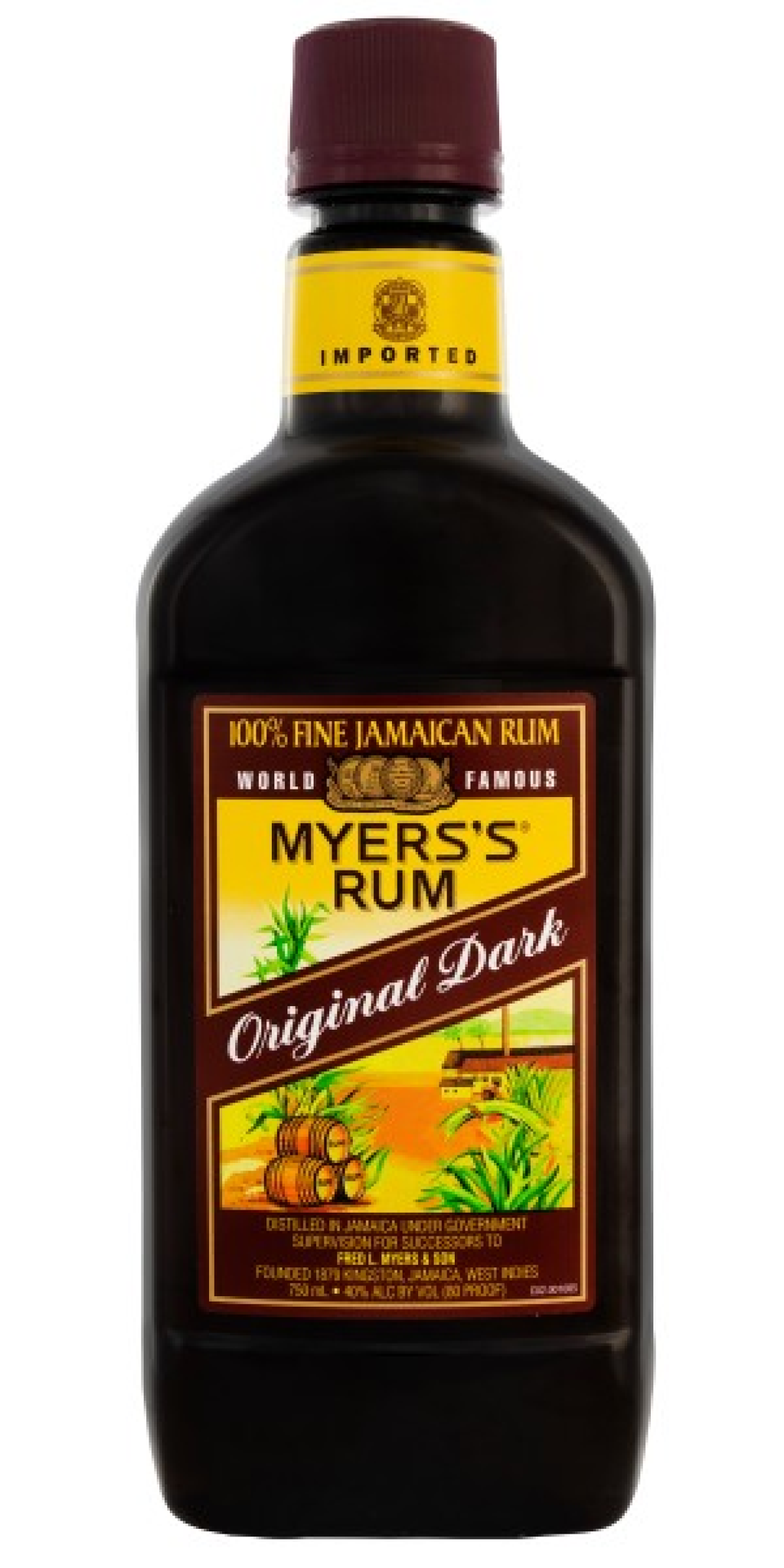 slide 1 of 3, Myers's Rum Myers's Dark Rum, 750ml Traveler Bottle 80 Proof, 750 ml
