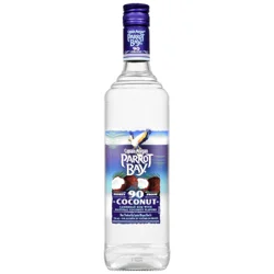 Parrot Bay Coconut Rum, 750ml Plastic Bottle 42 Proof