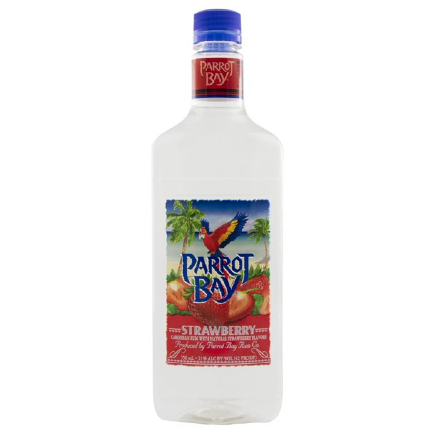 slide 1 of 1, Parrot Bay Rum Strawberry, 750 ml
