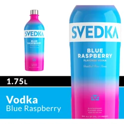 Svedka Blue Raspberry Flavored Vodka, 1.75 L