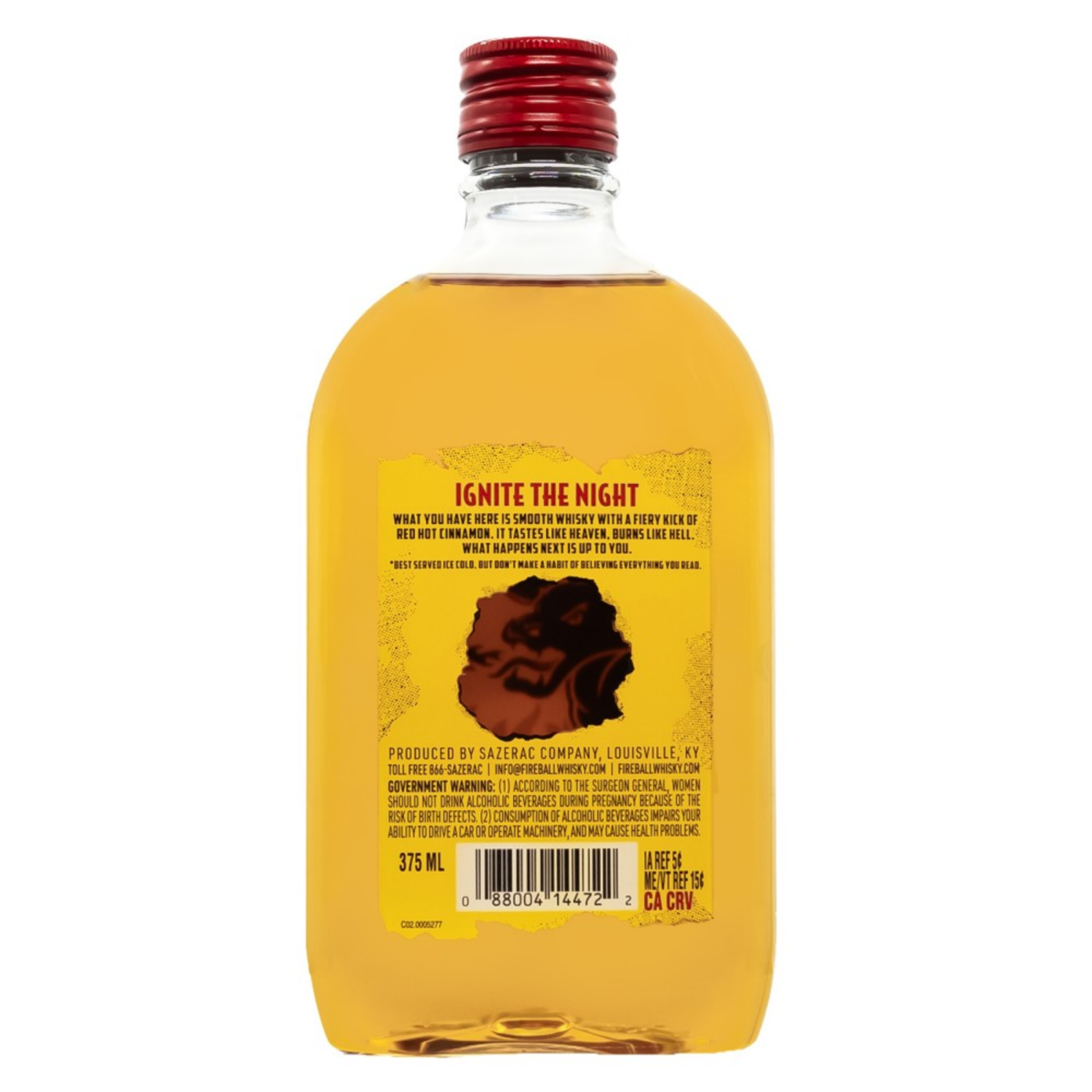 slide 5 of 8, Fireball Whisky 375 ml, 375 ml