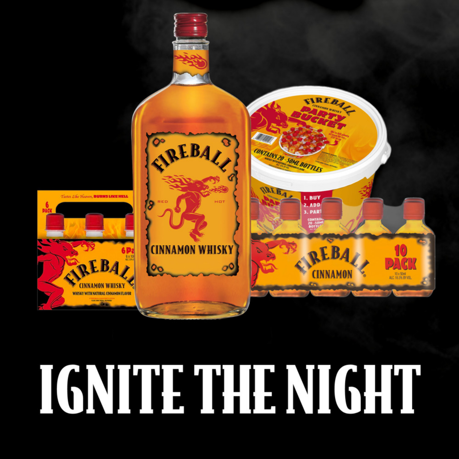 slide 8 of 8, Fireball Whisky 750 ml, 750 ml