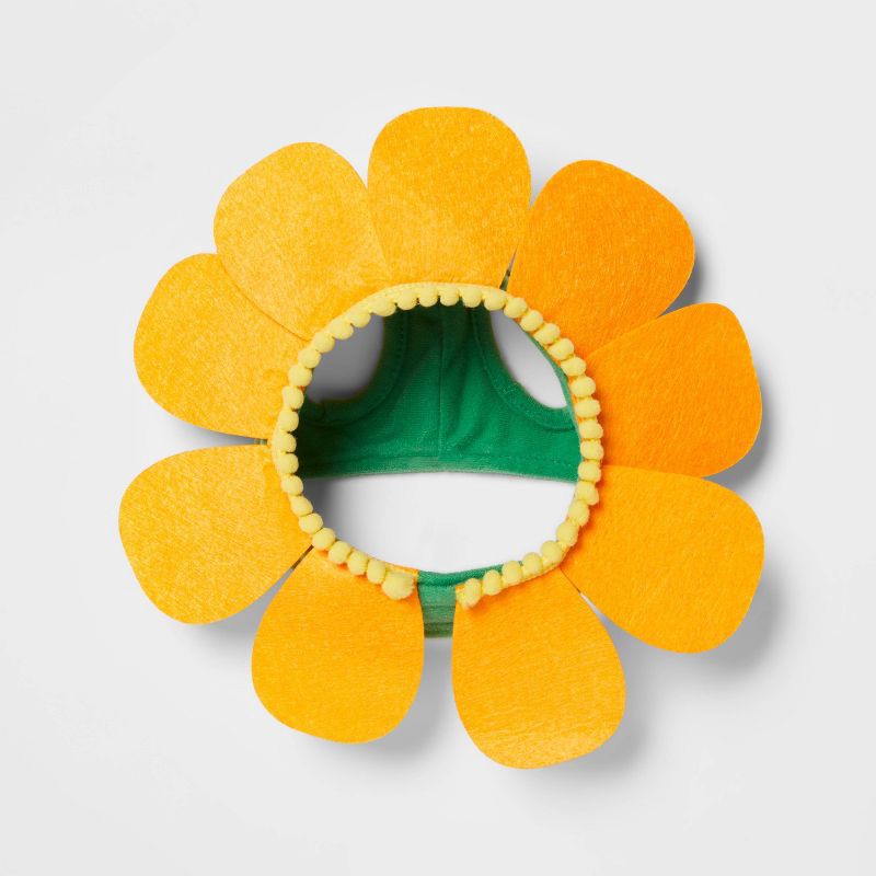 slide 2 of 4, Halloween Orange Sunflower Cat Costume - Hyde & EEK! Boutique™, 1 ct