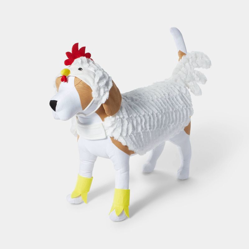 slide 5 of 7, Chicken Full Body Halloween Dog Costume - L - Boots & Barkley™, 1 ct