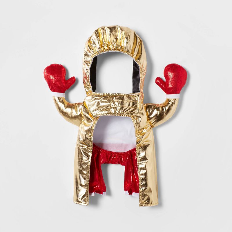 slide 3 of 7, Boxing Champ Frontal Halloween Dog Costume - L - Boots & Barkley™, 1 ct