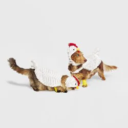 Chicken Full Body Halloween Dog and Cat Costume - XS - Boots & Barkley™