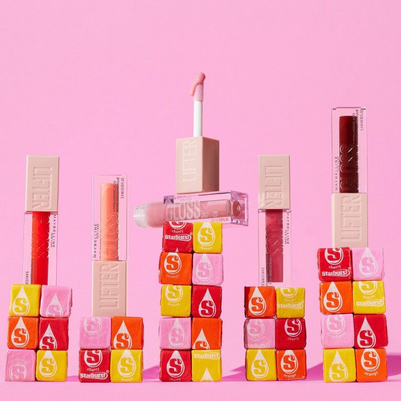 slide 7 of 7, Maybelline Lifter Gloss Plumping Lip Gloss with Hyaluronic Acid - 24 Bubblegum - 0.18 fl oz, 0.18 fl oz