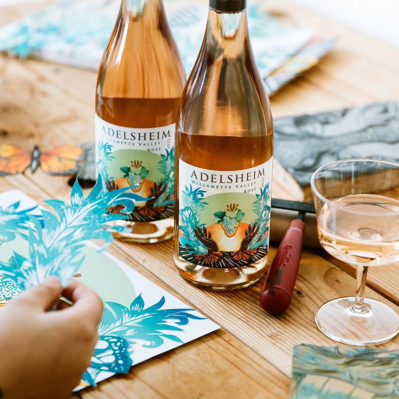 slide 3 of 4, Adelsheim Vineyard Willamette Valley Rose Pinot Noir - 750ml Bottle, 750 ml