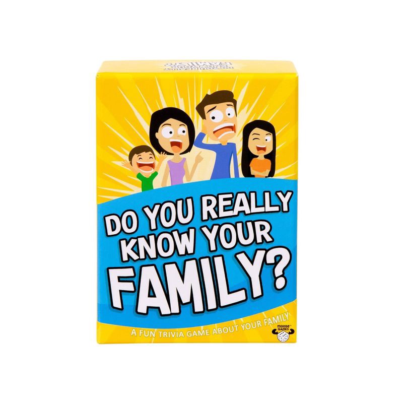 slide 1 of 10, Moose Games Do You Really Know Your Family? Board Game, 1 ct