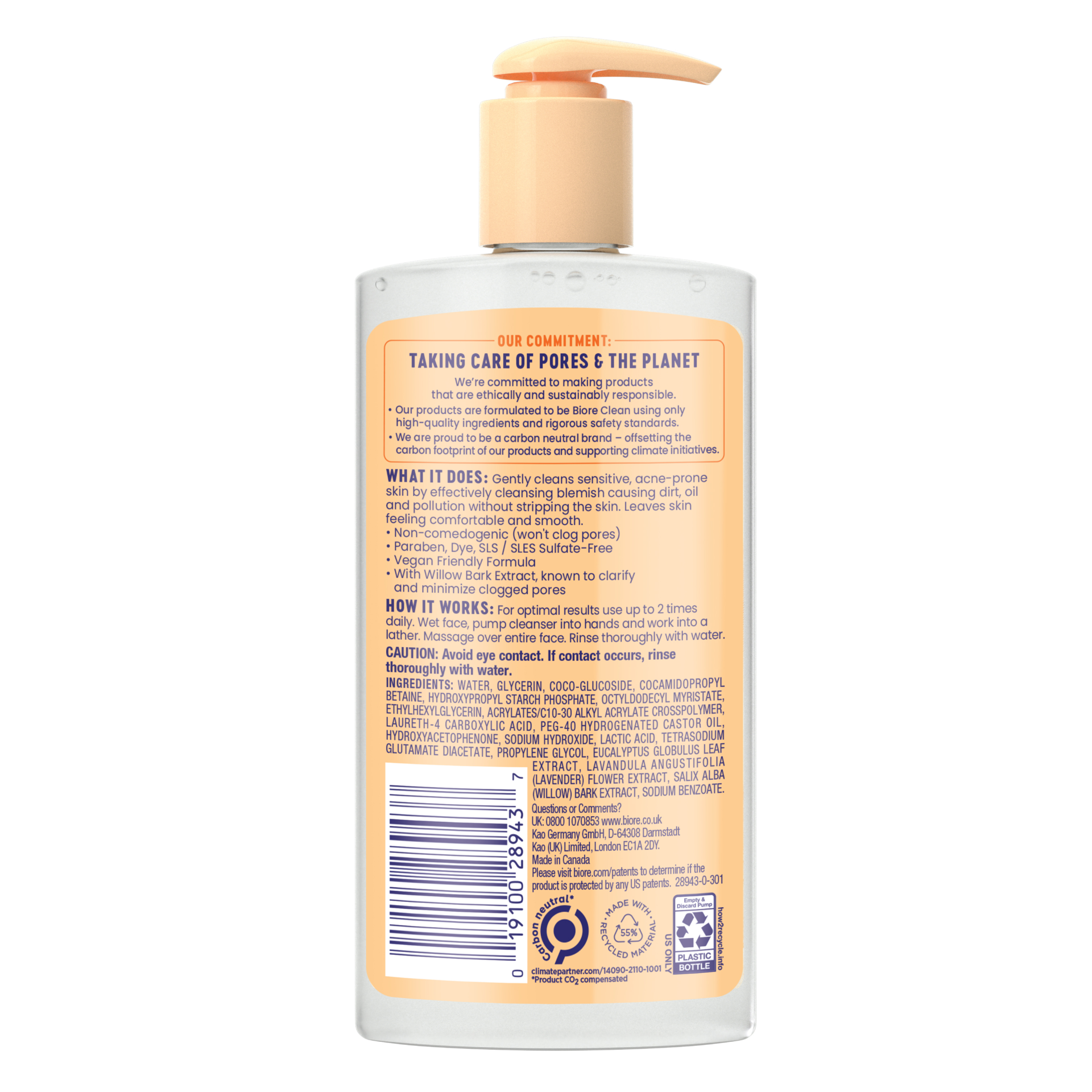 slide 2 of 5, Biore Gentle & Breathable Acne-Prone Cleanser, 6.77 fl oz