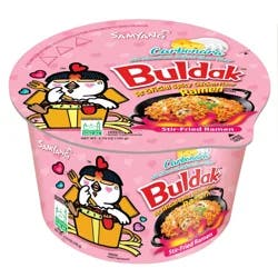 Samyang Buldak Spicy Ramen Carbonara Big Bowl - 3.7 Oz