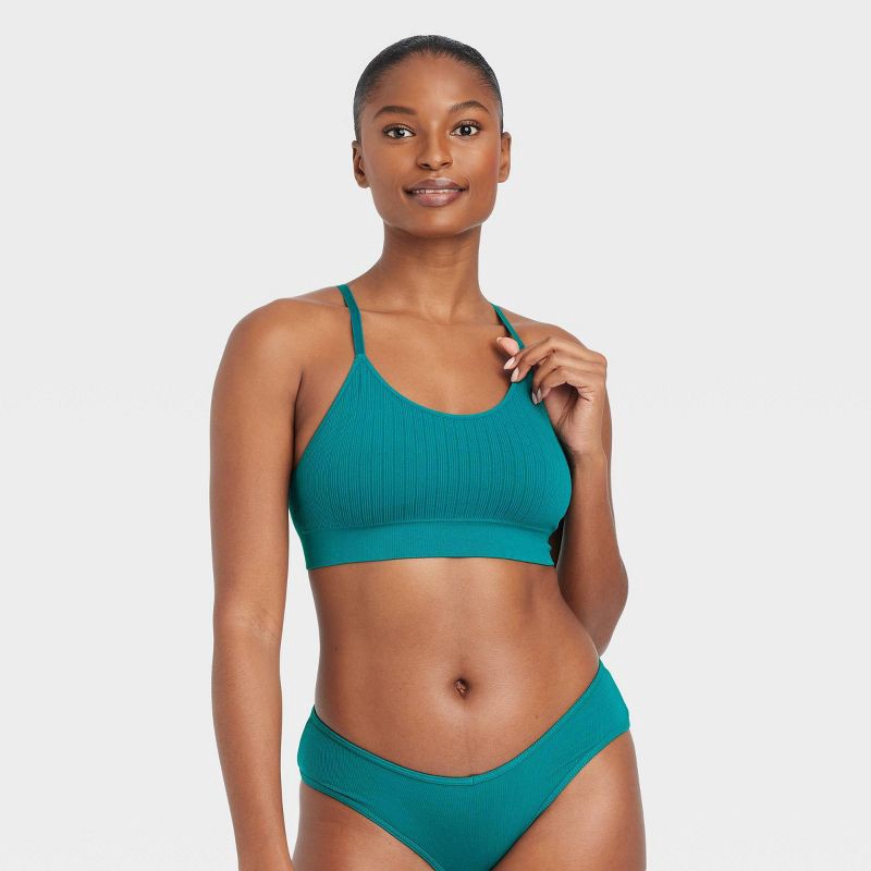 Women's Seamless Bralette - Auden Blue XS 1 ct