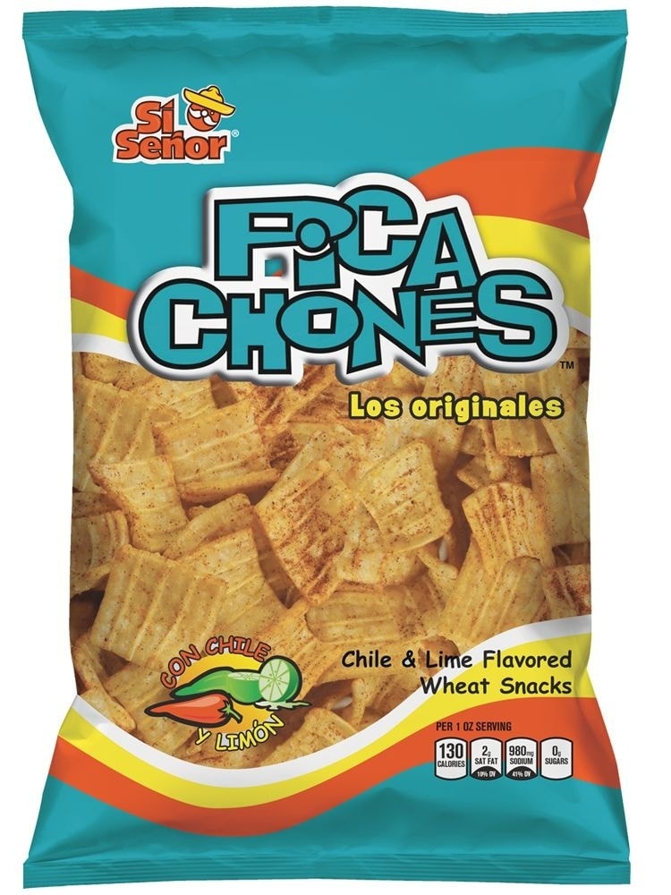 slide 1 of 1, Si Señor Chile & Lime Pica Chones Wheat Snack, 5 oz