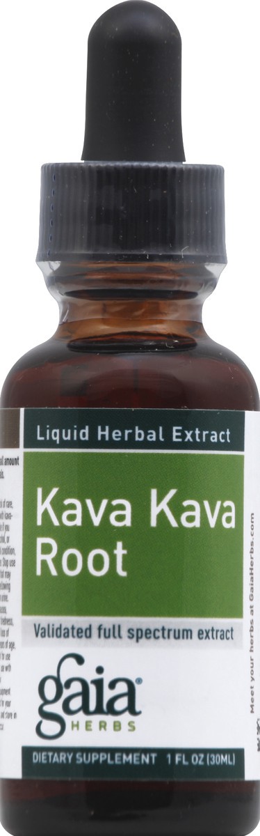 slide 2 of 2, Gaia Herbs Kava Kava Root, 1 fl oz