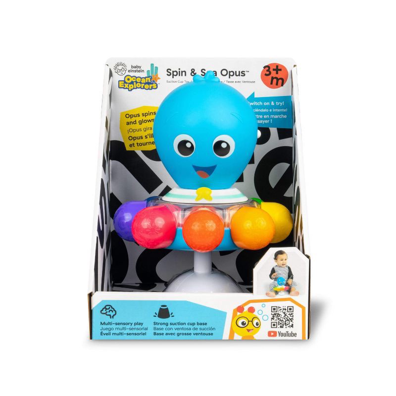 slide 13 of 20, Baby Einstein Ocean Explorers Opus's Spin & Sea Suction Cup Toy, 1 ct