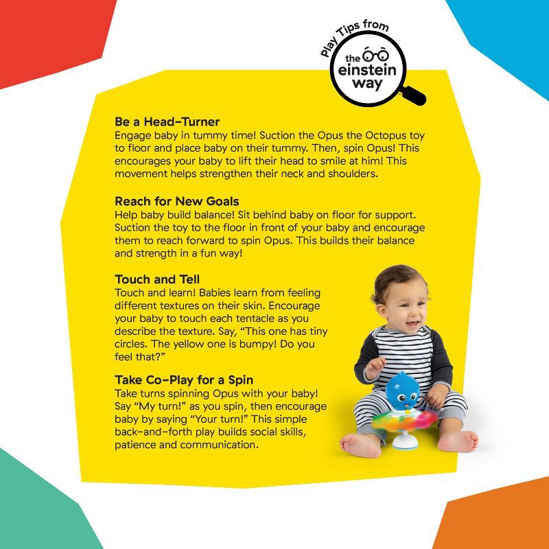 slide 7 of 20, Baby Einstein Ocean Explorers Opus's Spin & Sea Suction Cup Toy, 1 ct