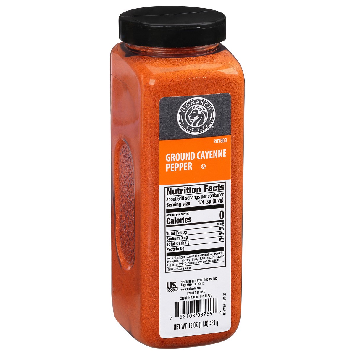 slide 2 of 9, Monarch Cayenne Pepper, 16 oz