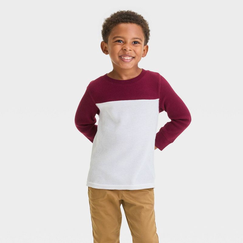 Boys long sleeve thermal shirts hotsell