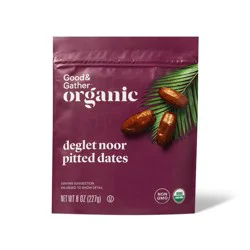 Organic Deglet Noor Pitted Dates - 8oz - Good & Gather™