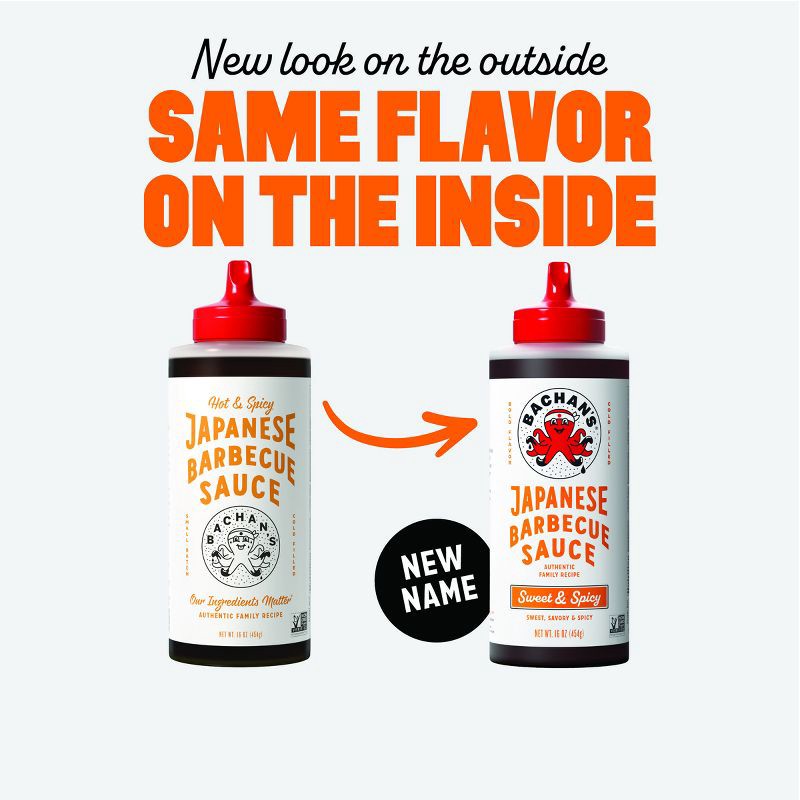 slide 4 of 7, Bachan's Sweet and Spicy Japanese BBQ Sauce - 16oz, 16 oz