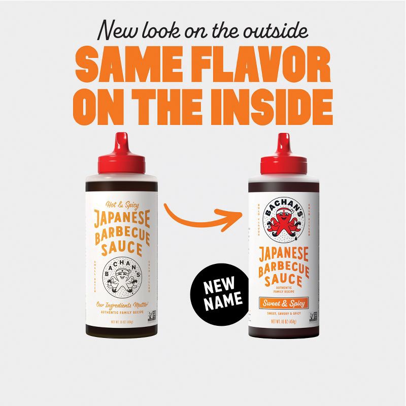 slide 4 of 7, Bachan's Sweet and Spicy Japanese BBQ Sauce - 16oz, 16 oz