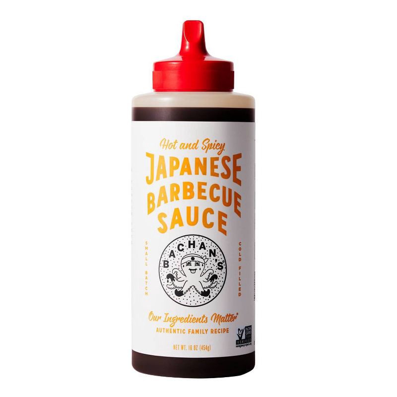 slide 1 of 6, Bachan's Hot & Spicy Japanese BBQ Sauce - 17oz, 17 oz