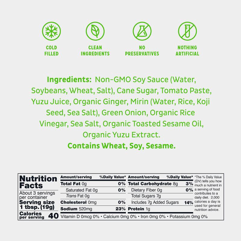 slide 7 of 7, Bachan's Yuzu Citrus Japanese BBQ Sauce - 17oz, 17 oz