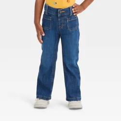 Toddler Pocket Flare Jeans - Cat & Jack Dark Wash Blue 5T