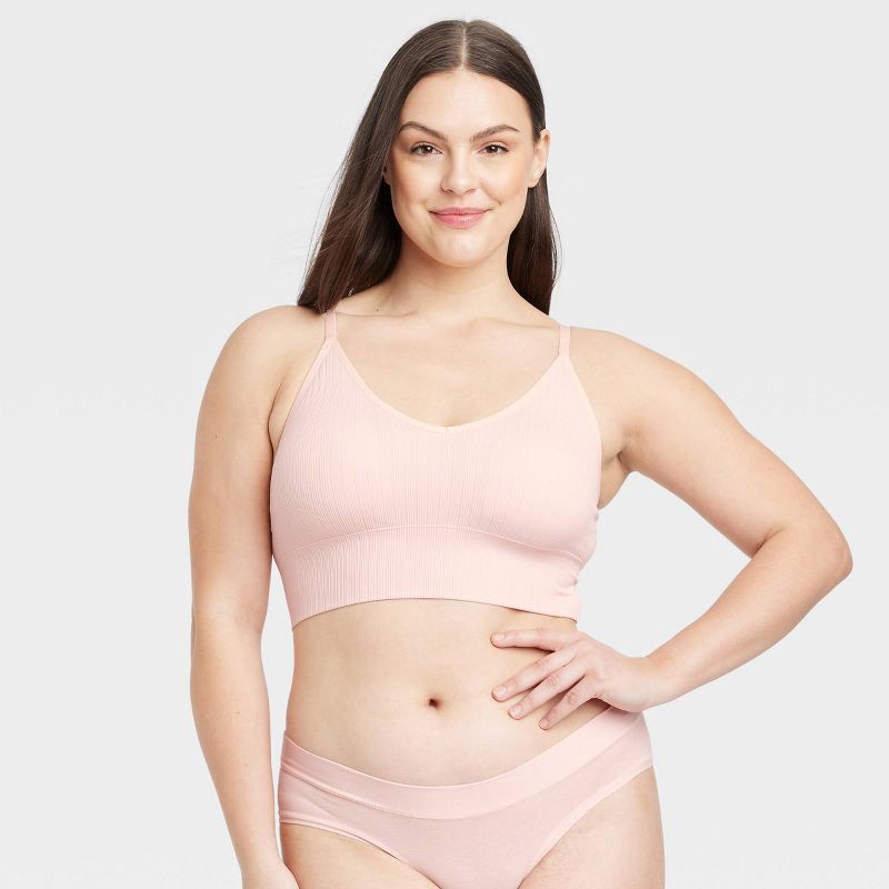 Women's Seamless Brami - Auden™ Pink L