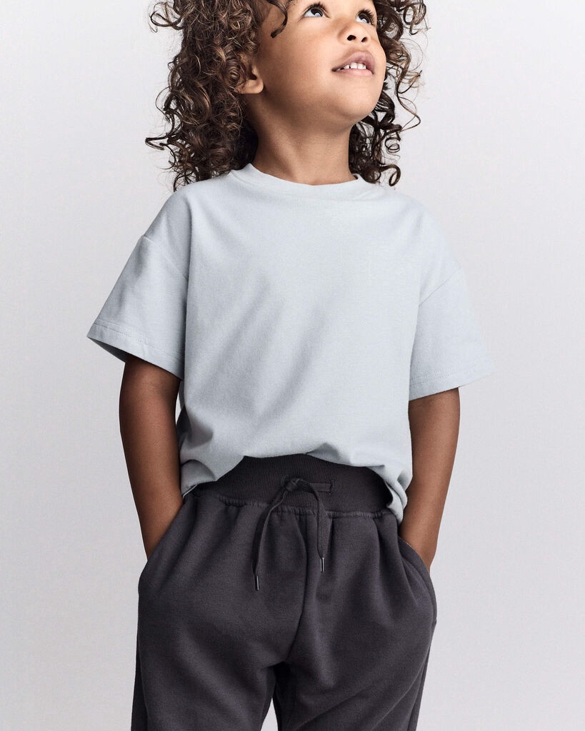 slide 4 of 6, Otteravenue Toddler Short-Sleeve Relaxed Tee - Light Blue Light Blue 4T, 1 ct