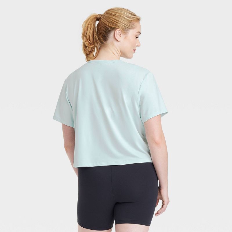 slide 7 of 7, Women's Everyday Soft Ultra High-Rise Bike Shorts 6" - All In Motion™ Black S: Moisture Wicking, Quick Drying, 1 ct