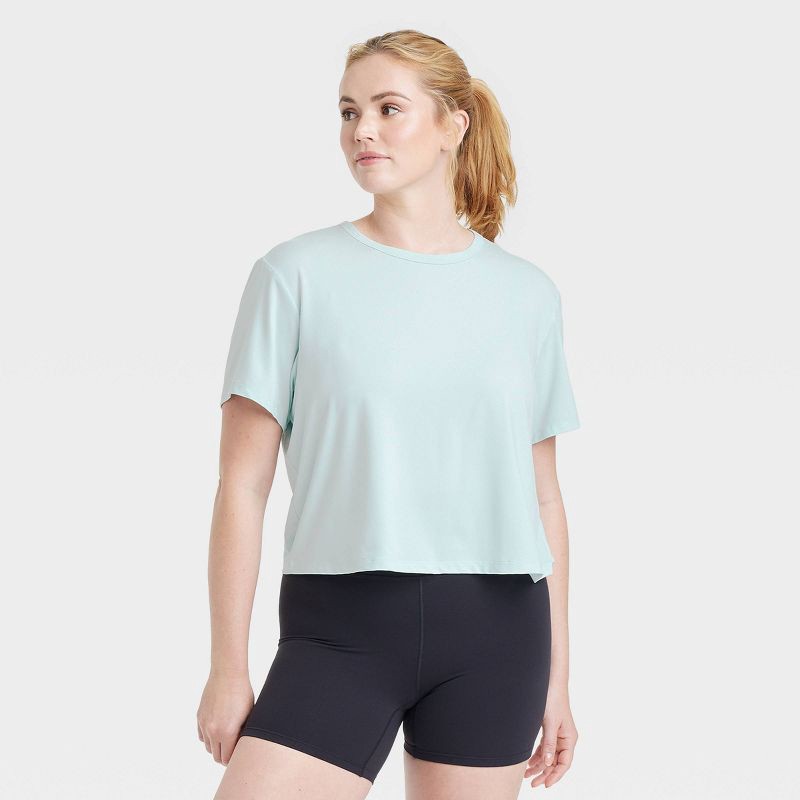 slide 6 of 7, Women's Everyday Soft Ultra High-Rise Bike Shorts 6" - All In Motion™ Black XL: Moisture Wicking, Quick Drying, 1 ct