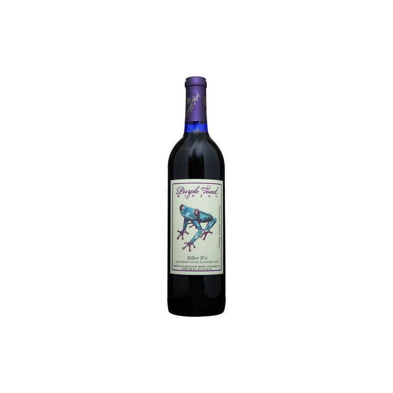 slide 1 of 1, Purple Toad Winery Purple Toad Killer B's Wine - 750ml Bottle, 750 ml