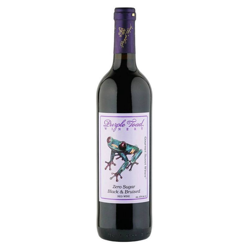 slide 1 of 1, Purple Toad Winery Purple Toad Zero Sugar Black & Bruised Wine - 750ml Bottle, 750 ml