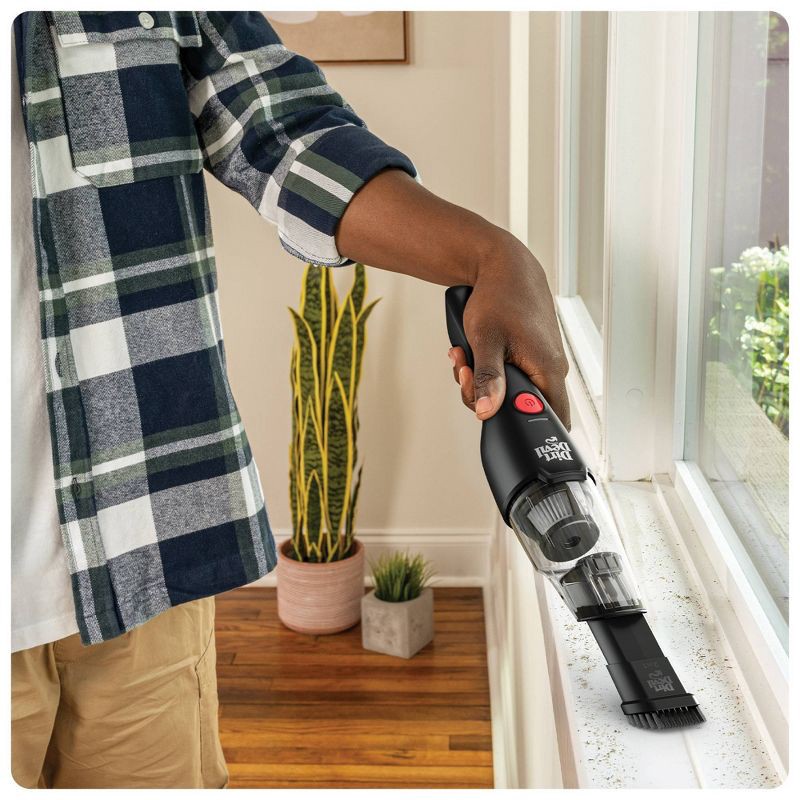 slide 4 of 6, Dirt Devil Grab & Go 8V Cordless Handheld Vacuum - BD30100: Portable Car Vacuum, Rechargeable, Multi-Surface, Lightweight, 1 ct