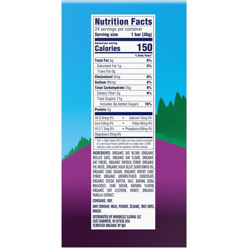 slide 11 of 13, CLIF KID ZBAR Organic Chocolate Chip Granola Soy Protein Bar - 30.48oz/24pk, 30.48 oz, 24 ct