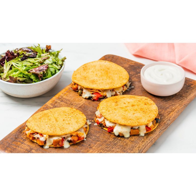 slide 4 of 6, Mission Street Taco Size Zero Net Carbs Sundried Tomato Basil Flour Tortillas - 14ct/8.89oz, 14 ct, 8.89 oz