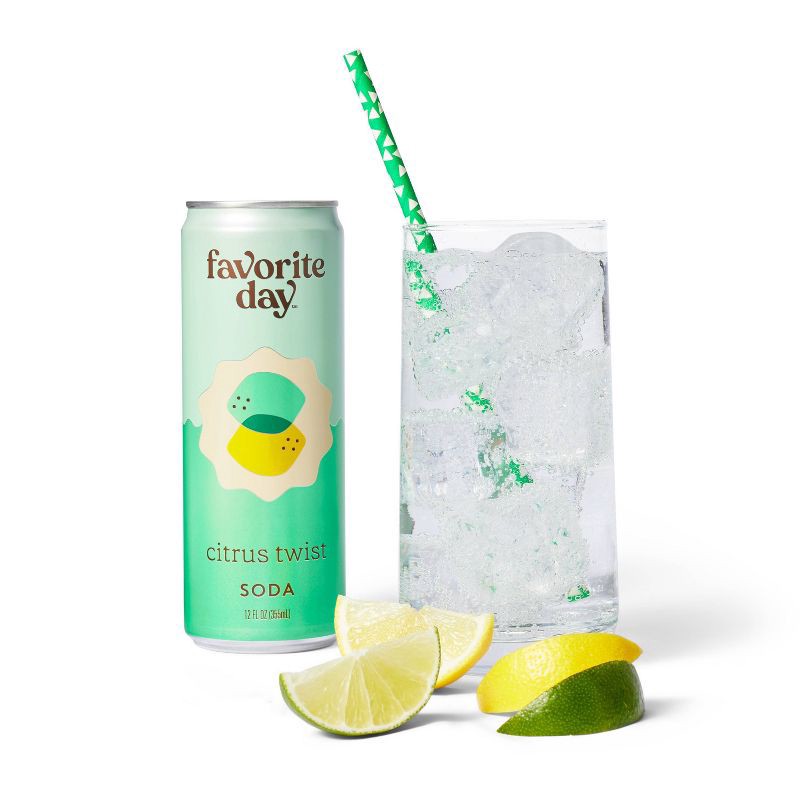 slide 2 of 3, Lemon Lime Soda - 6pk/12 fl oz Cans - Favorite Day™, 6 ct; 12 fl oz