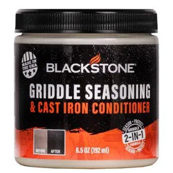 Blackstone Griddle Seasoning and Cast Iron Conditioner 6.5oz: Protects, Non-Stick, Rust-Preventive, Unscented