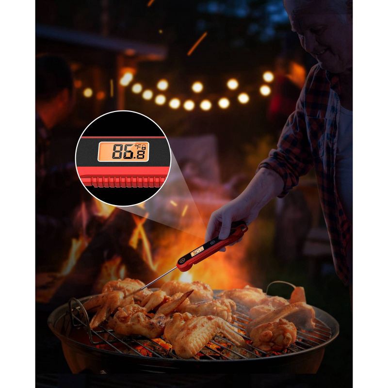 slide 3 of 7, ThermoPro Waterproof Instant Read Grilling Thermometer, 1 ct