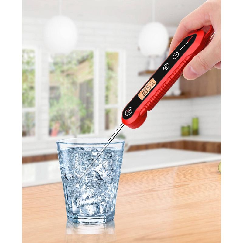 slide 4 of 7, ThermoPro Waterproof Instant Read Grilling Thermometer, 1 ct