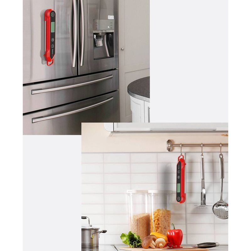 slide 6 of 7, ThermoPro Waterproof Instant Read Grilling Thermometer, 1 ct