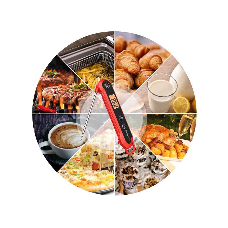 slide 7 of 7, ThermoPro Waterproof Instant Read Grilling Thermometer, 1 ct